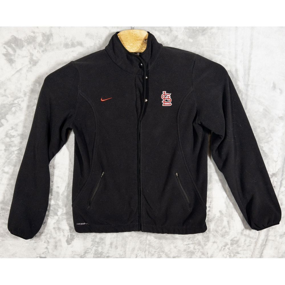 Nike St Louis Cardinals Therma Fit Full Zip Fleece Jacket‎ Womens Large